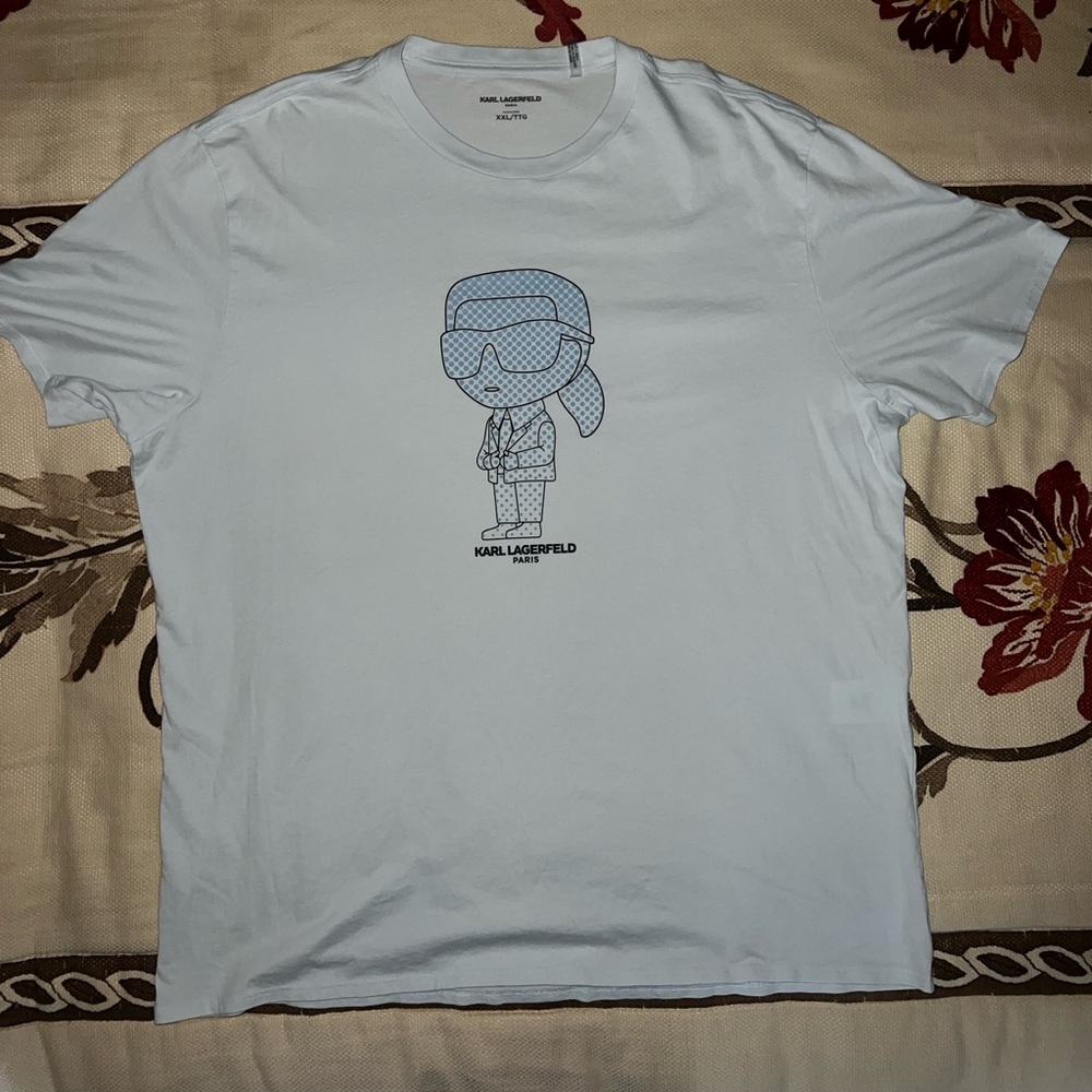 Karl Lagerfeld T-Shirt XXL White Iconic Design